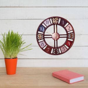 Mini Rustic Figure Wall Clock - Image 7