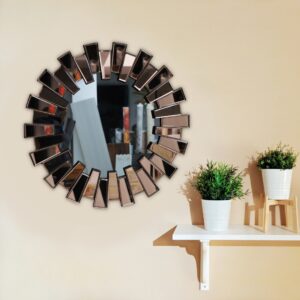 Modern Geometric Wall Décor Mirror - Image 2