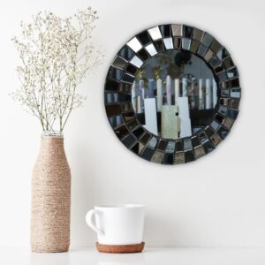 Luxe Metallic Mosaic Mirror - Image 6
