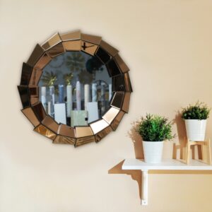 Lustrous Geometric Infinity Mirror - Image 3