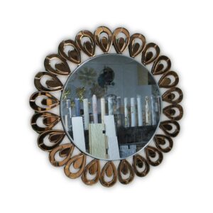 Regal Radiance Teardrop Wall Mirror - Image 3