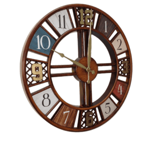 Mini Rustic Figure Wall Clock - Image 2