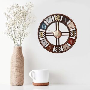 Mini Rustic Figure Wall Clock - Image 5