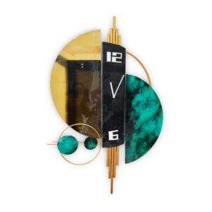 Contemporary Metal Wall Clock - Image 3