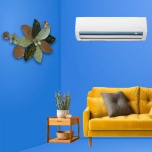 Multicolor Metal Leaf Flower Wall Art - Image 2