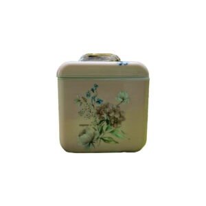 Floral Square Storage Container Set with Matching Tray - Image 5