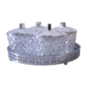 Luxury Diamond-Cut Crystal Container - Image 7
