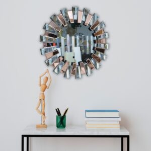 Radiant Sunburst Decorative Wall Mirror - Image 10
