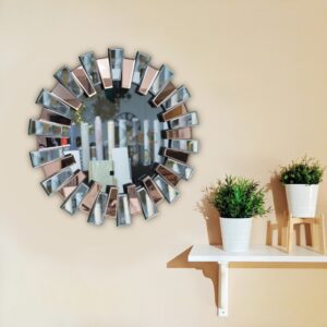 Radiant Sunburst Decorative Wall Mirror - Image 2