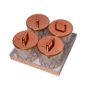 Luxurious Copper-Finished Dry Fruit Serving Set - Image 3
