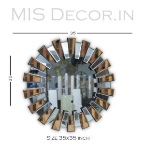 Radiant Sunburst Decorative Mirror - Image 5
