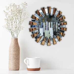 Radiant Sunburst Decorative Mirror - Image 2