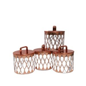 Luxurious Copper-Finished Dry Fruit Serving Set - Image 4
