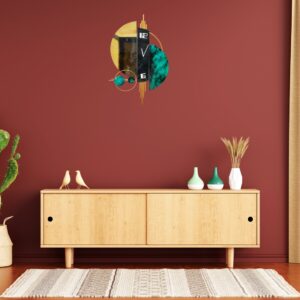 Contemporary Metal Wall Clock - Image 7