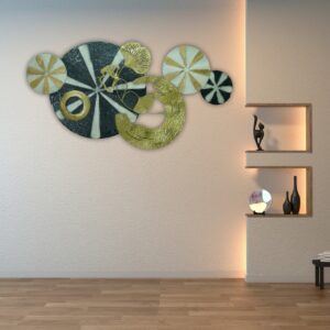 Circular Geometric Wall Sculpture - Image 6