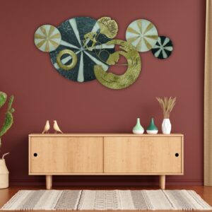 Circular Geometric Wall Sculpture - Image 7