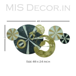 Circular Geometric Wall Sculpture - Image 8