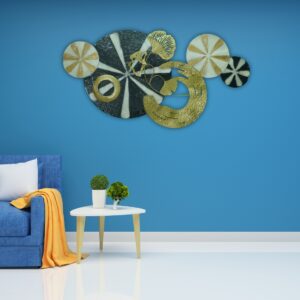 Circular Geometric Wall Sculpture - Image 2