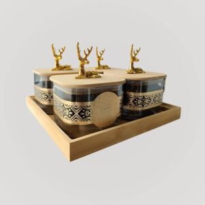 Borosilicate Glass Fluted Snack Bowl Set - Image 6