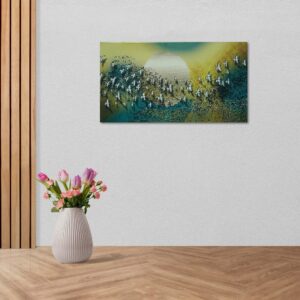Elegant Flying Birds 3D Acrylic Wall Art - Image 2