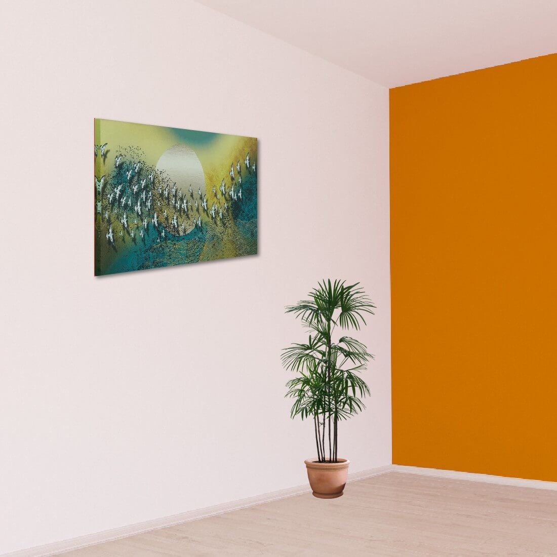 Elegant Flying Birds 3D Acrylic Wall Art