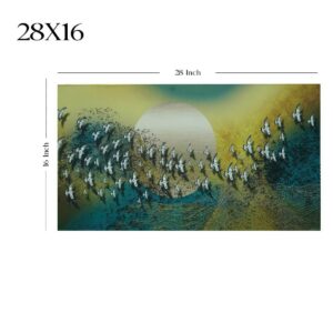 Elegant Flying Birds 3D Acrylic Wall Art - Image 5