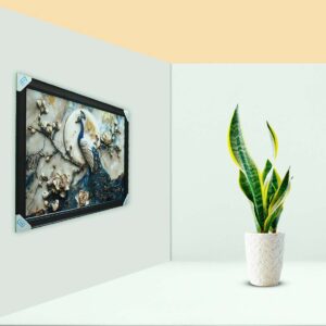 Luxury 3D Peacock Acrylic Painting - Image 6
