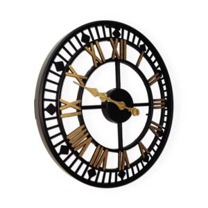 Empire Clock - Golden Round Wall Clock - Image 2