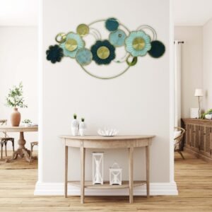 Floral Harmony Metal Wall Art - Image 5