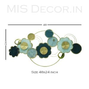 Floral Harmony Metal Wall Art - Image 8