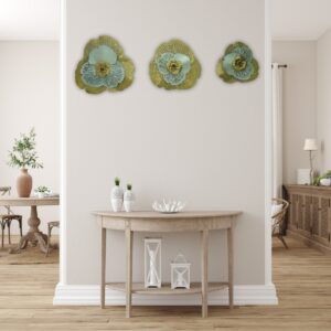 Gold and Mint Green Wall Décor - Image 3