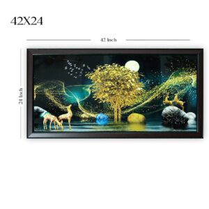 Golden Deer and Tree Design - Image 4