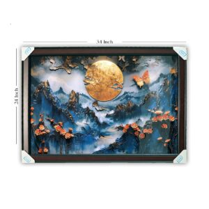 Luxury Acrylic Painting with Frame - Image 5