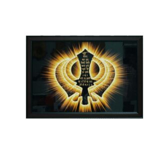 Khanda Sahib 3D Acrylic Wall Art - Image 6
