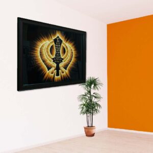 Khanda Sahib 3D Acrylic Wall Art - Image 4