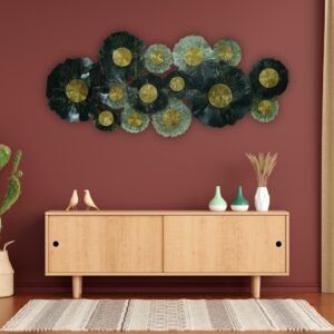 Large Floral Metal Wall Art - Image 3