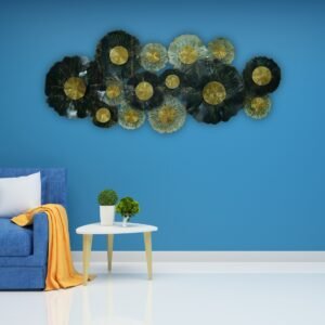Large Floral Metal Wall Art - Image 5