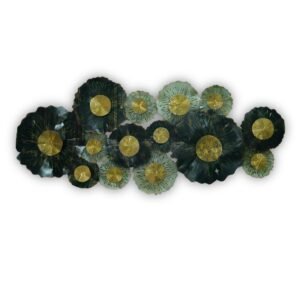 Large Floral Metal Wall Art - Image 6