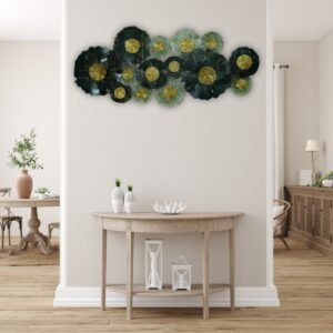 Large Floral Metal Wall Art - Image 8