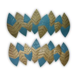 Modern Geometric Leaf Wall Art - Image 3
