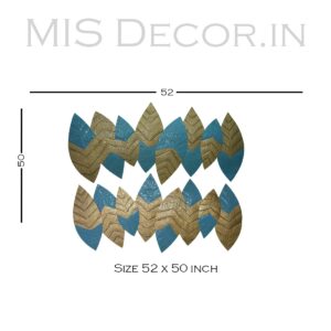 Modern Geometric Leaf Wall Art - Image 8