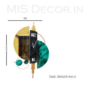 Contemporary Metal Wall Clock - Image 8