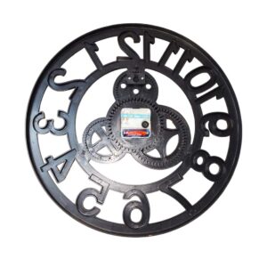 Mechanical Copper Wall Clock with Gears - Image 7