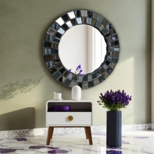 Luxe Metallic Mosaic Mirror - Image 3