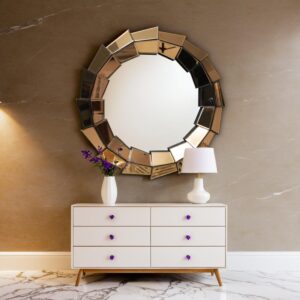 Lustrous Geometric Infinity Mirror - Image 5