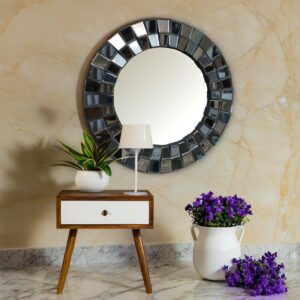 Luxe Metallic Mosaic Mirror - Image 5