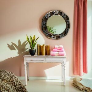 Circular Chain-Link Wall Mirror - Image 1