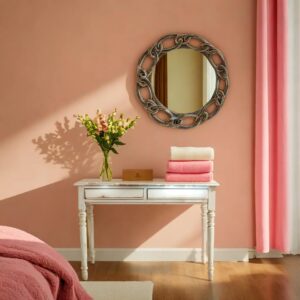 Circular Chain-Link Wall Mirror - Image 2