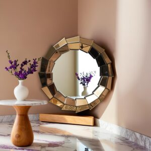 Lustrous Geometric Infinity Mirror - Image 6