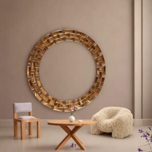 Himmering Sunburst Decorative Mirror by MIS Decor.in - Image 6